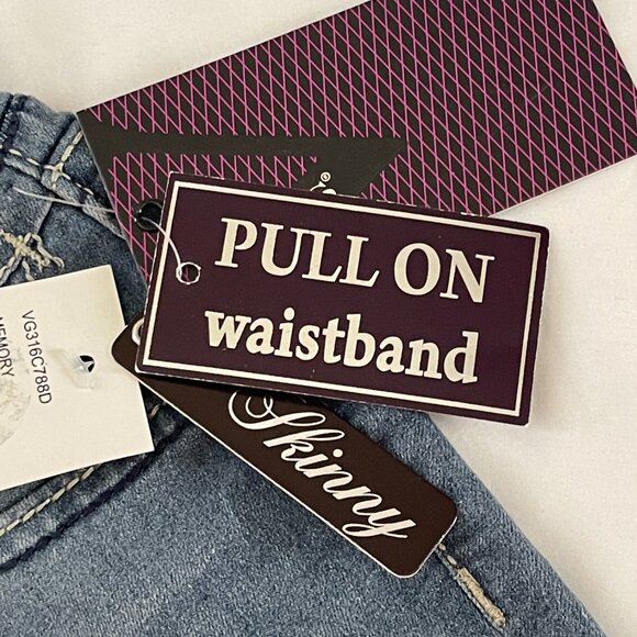 NEW Girls Vigoss The Jagger Skinny Pull-On Jeans Size 14 - Picture 3 of 3